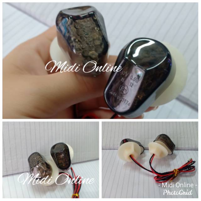 Lampu Sein Tempel Mini Kodok - Lampu Sen Tempel Kodok - Lampu Led Sein Tempel Universal