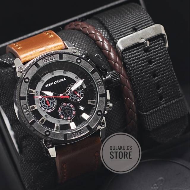 [✅COD 2566] JAM TANGAN PRIA KETEN FREE GELANG+TALI