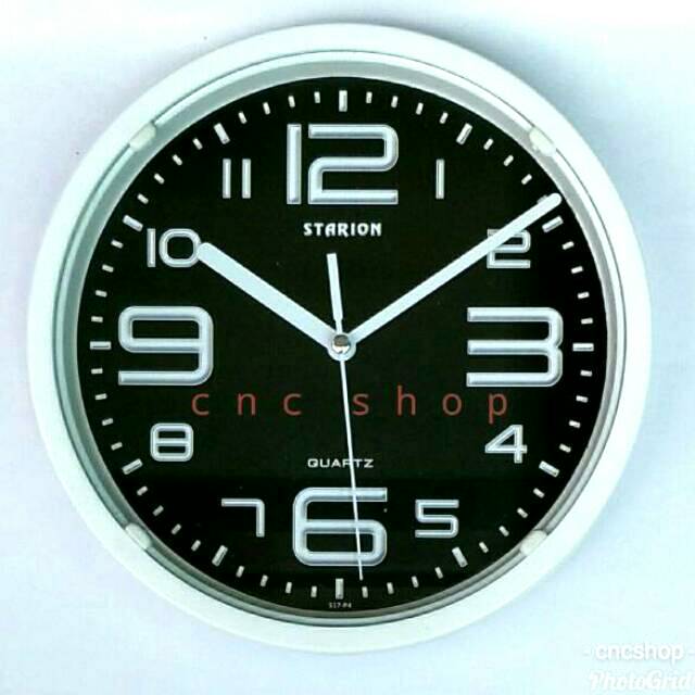 Jam Dinding Jam Meja Starion P4 diameter 20cm