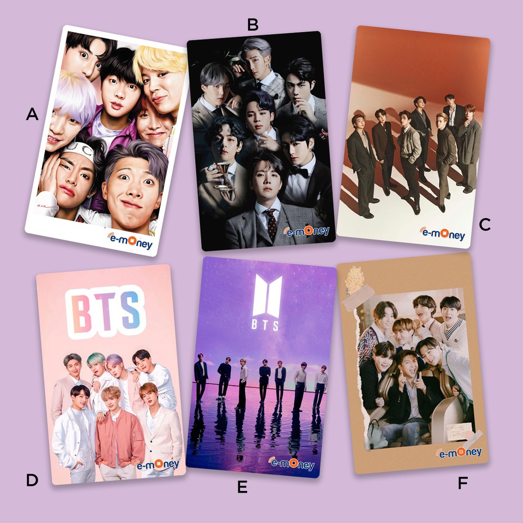 CUSTOM EMONEY BTS Meal Butter Foto Army Koleksi Kartu Toll FLAZZ GEN2 Etoll Kartu Elektronik KPOP