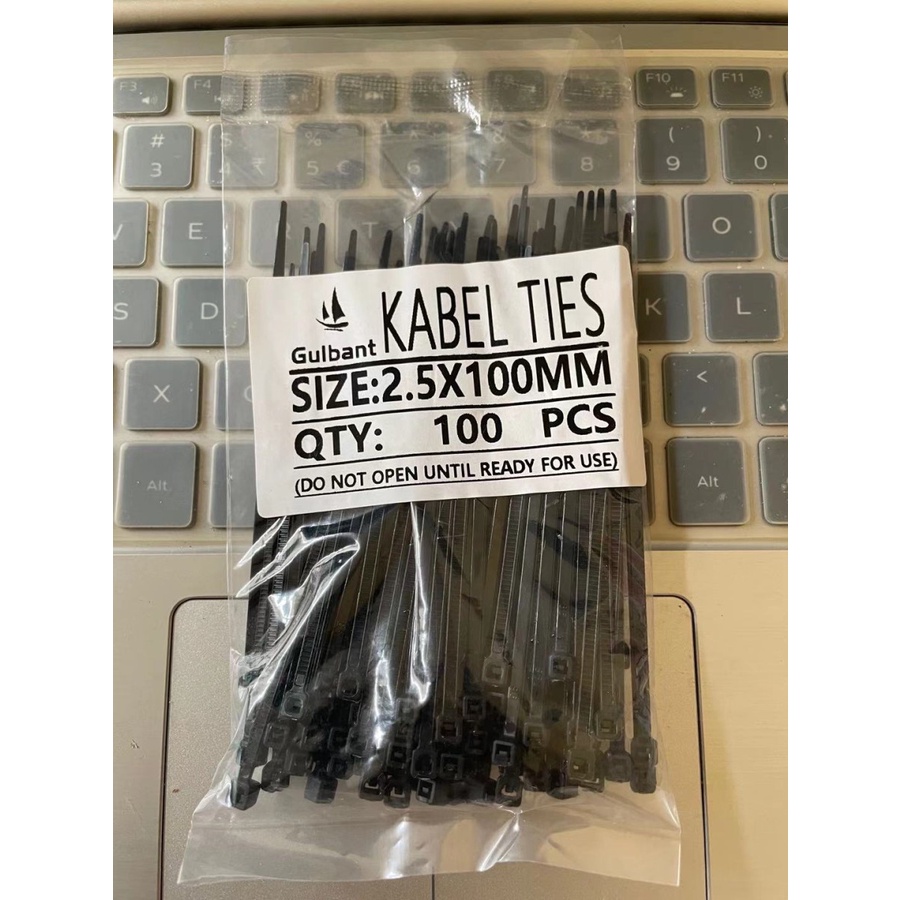 Kabel Ties Cable Tie 2.5 x 100mm (10cm) /Dasi Kabel 10cm