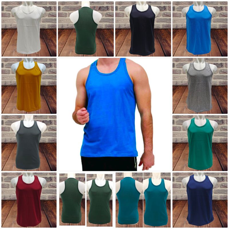 Kaos tanktop kaos oblong singlet polos pria