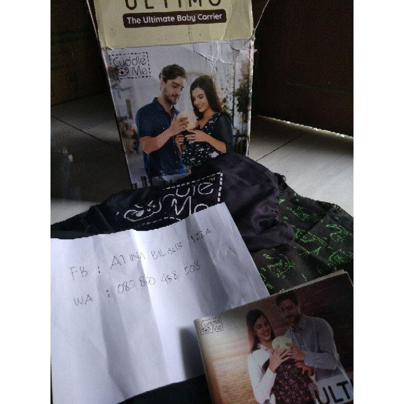 PRELOVED SSC HIPSEAT CUDDLE ME ULTIMO