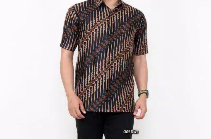 Kemeja Hem Batik  Pria Terviral Top 1 Di Shopee Original No Kw Ready Seragam Harga Grosir