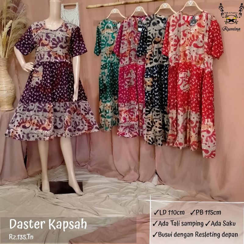 [DASTER KAPSAH] RZ.135.TN ORI by RUMINA PEKALONGAN  BUSUI BATIK CAP RAYON SAMITEX A SUPER ADEM HALUS