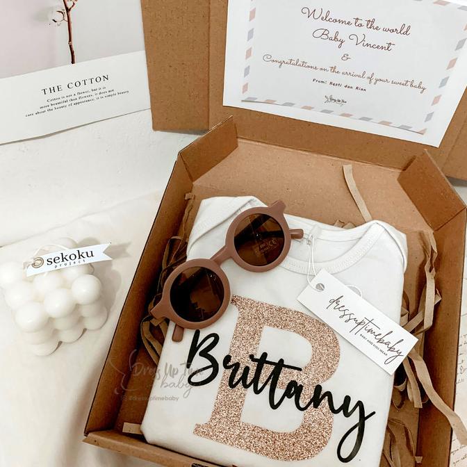 [FREE CUSTOM NAMA] Baby Gift Set/ Hadiah Lahiran/Hampers Lahiran