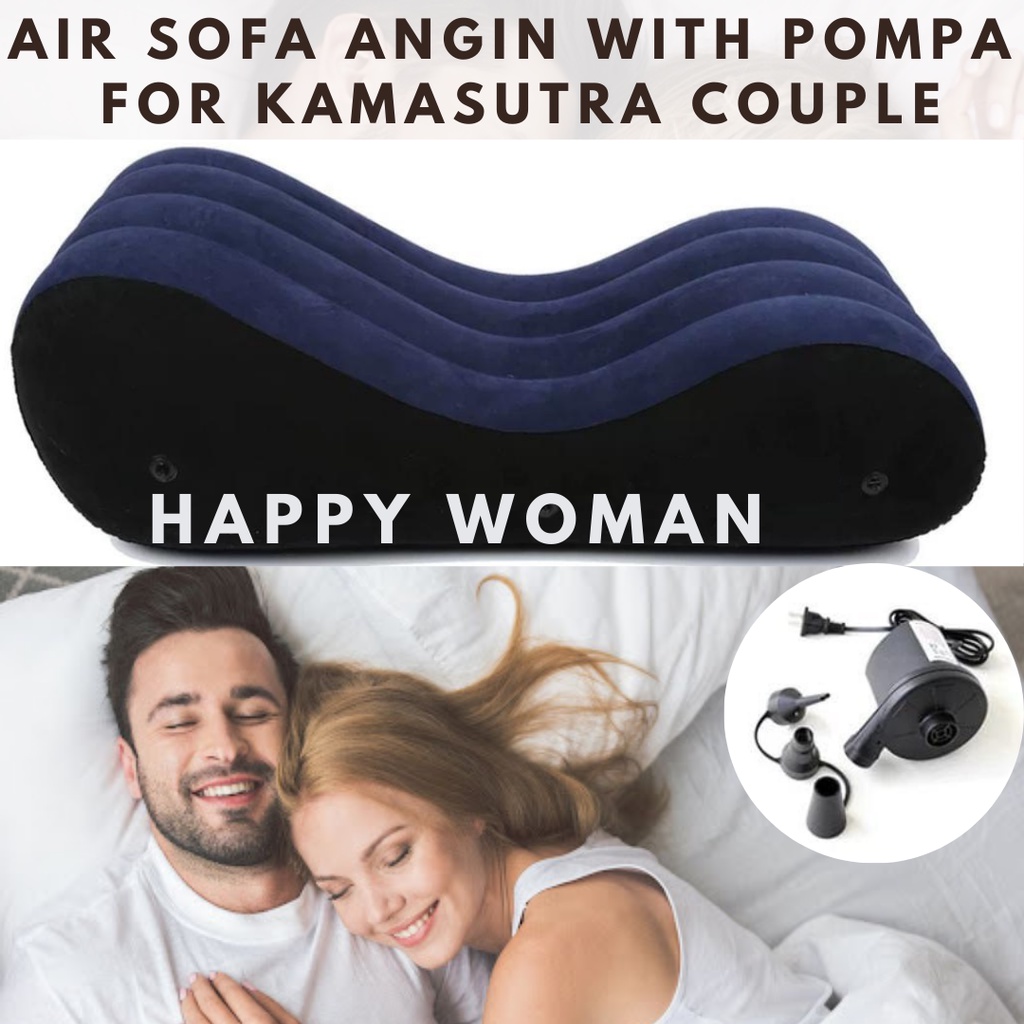 Portable Inflatable Sofa Air Sofa Angin Dengan Pompa For Kamasutra