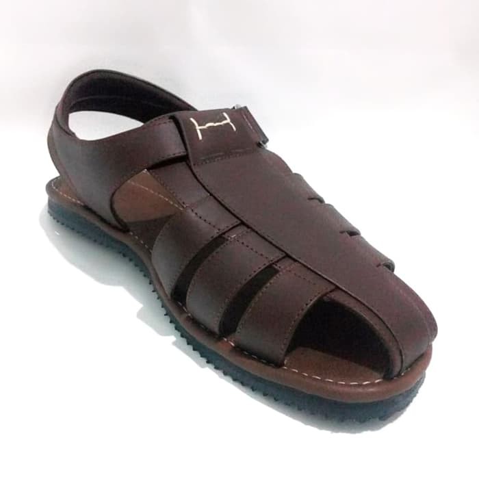 Sepatu Sandal Pria Kulit Asli Rasheda Gr 45 Borongsong Big Size