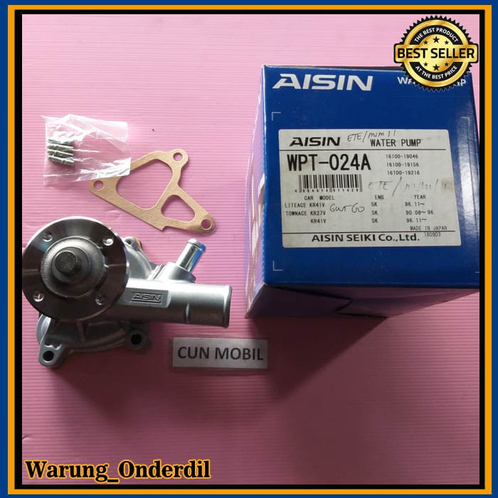 Water pump Toyota Kijang Grand- Kapsul bsn pulley besar Aisin WPT 024A