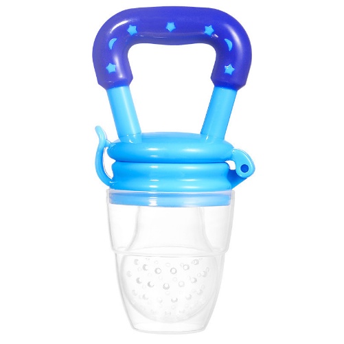[COD] Empeng Buah / Dot Buah / Fruit Feeder Pacifier /Empeng Buah Sayur Bayi Gigit Makan Teether-Biru