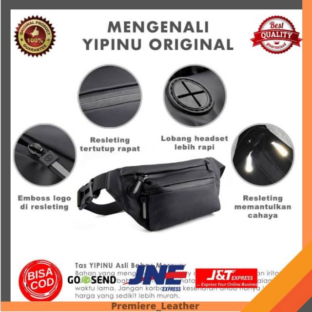 Tas Selempang Jinpaidi YQM-1 Pria Bisa Wanita Tas Anti Air New Model HOT PRODUK YIPINU