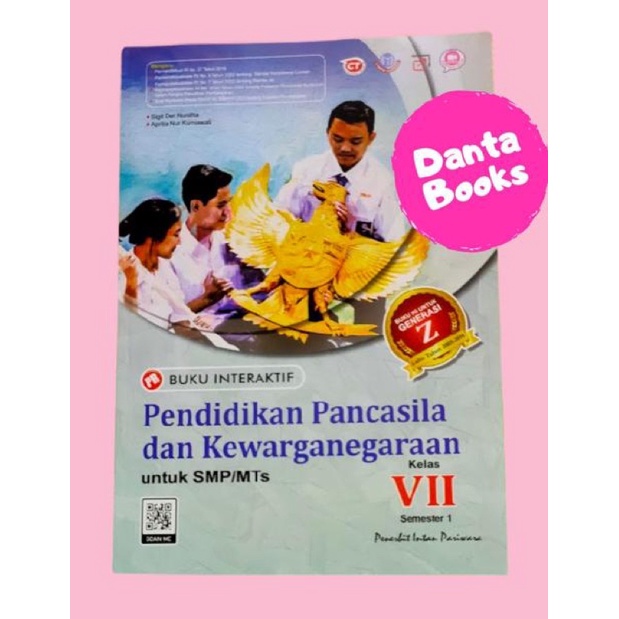 buku PR/LKS SMP Kelas VII Semester 1 Pendidikan Pancasila dan Kewarganegaraan- PPKN -SMP Kelas 7 Sem