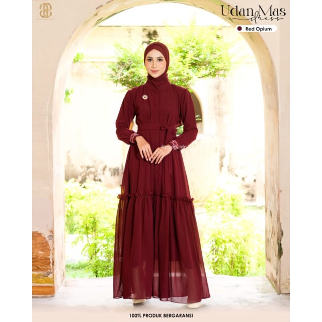 DRESS SET PASHMINA UDAN MAS BY PUAN