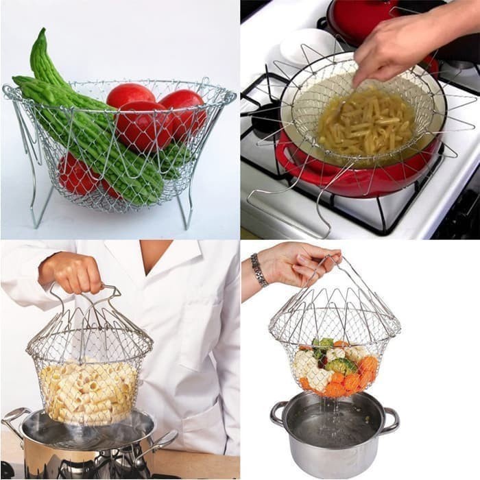 BUY 1 GET 1 Stainless Cooking Basket Original