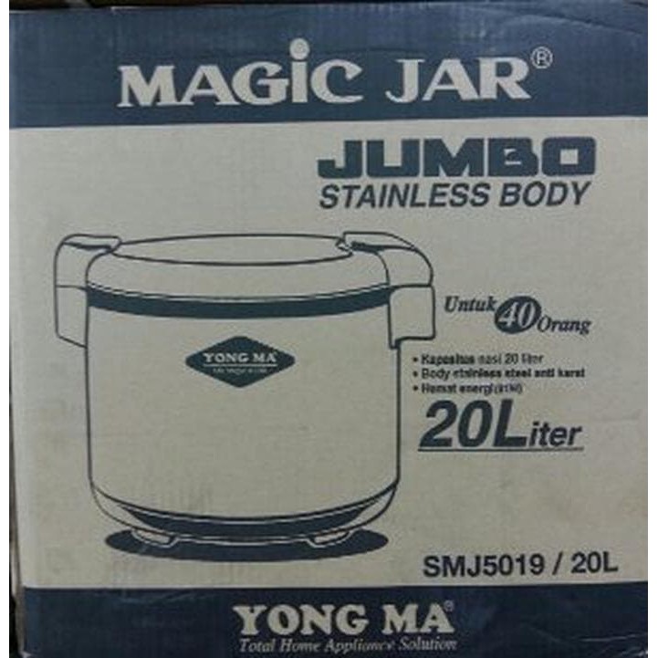 YONG MA SMJ-5019 Magic Jar 20 Liter Blacktinum