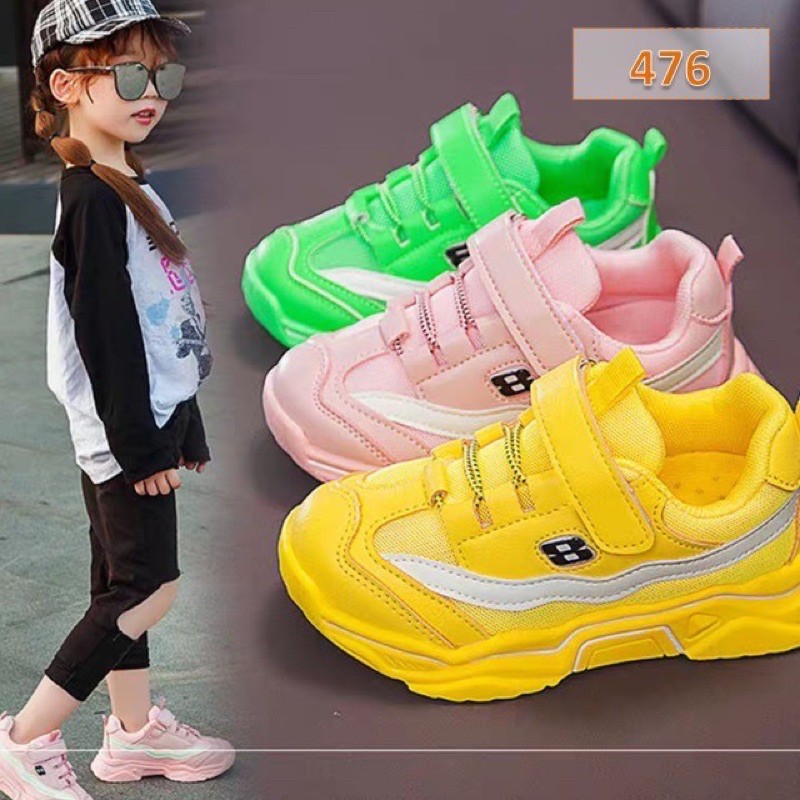 1001 Sepatu Sneakers Fashion Korea Anak Fashion Eight Blance cowok cewek laki laki perempuan by 1001