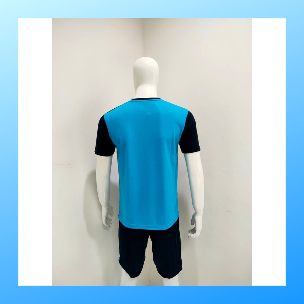 Kaos bola voli pria jersey volley ball baju dan celana setelan wanita dewasa t-shirt outfit seragam jarsey kostum pakaian olahraga apparel sport jersy volly casual jersi suit MZ126 turqis