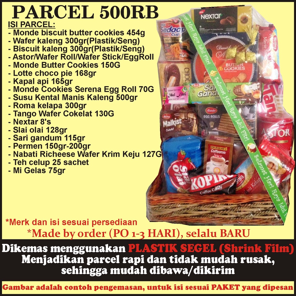 Jual Parcel Lebaran 500rb Parcel Idul Fitri Parcel Hari Hari Raya Bingkisan Hampers 9940