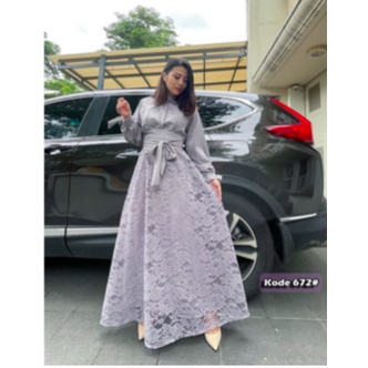 ( VM )- Vanesha Margaretta - 672 Dress muslim fashion wanita / dress wanita/fashion muslim/Busui Friendly