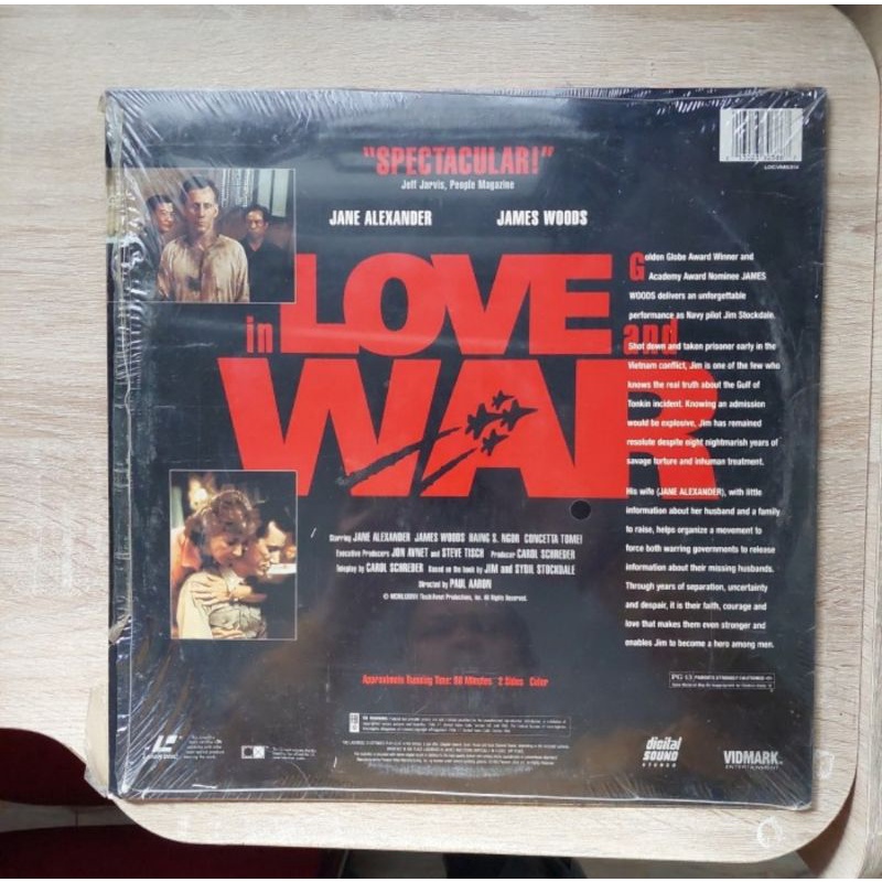 Kaset Laser disc Love Jane Alexander James Woods