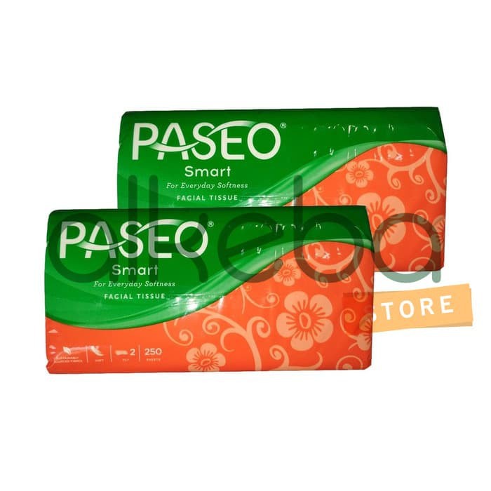Tissue Facial PASEO 250 sheet 2 ply / Tissue halus wajah muka-1
