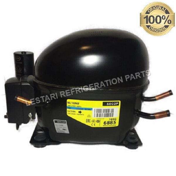 Compressor, NL 10 MF, 10.1cc, 1 / 3PS, 220-240 Volt 50Hz, R134a