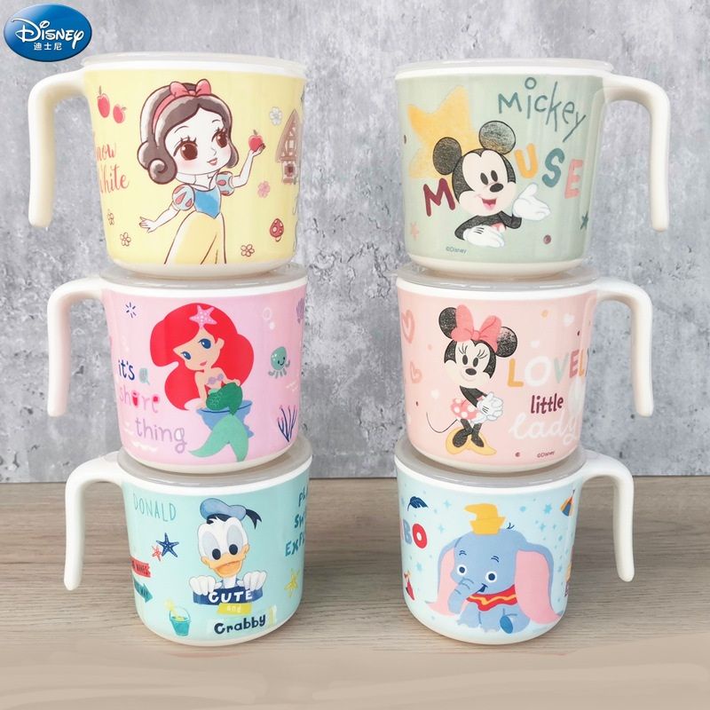 Piring mangkok gelas melamin Original Food Grade Mickey Minnie Donald Dumbo Princess