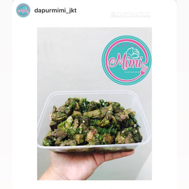 

Lidah cabe ijo / Lidah sambal ijo Dapur Mimi