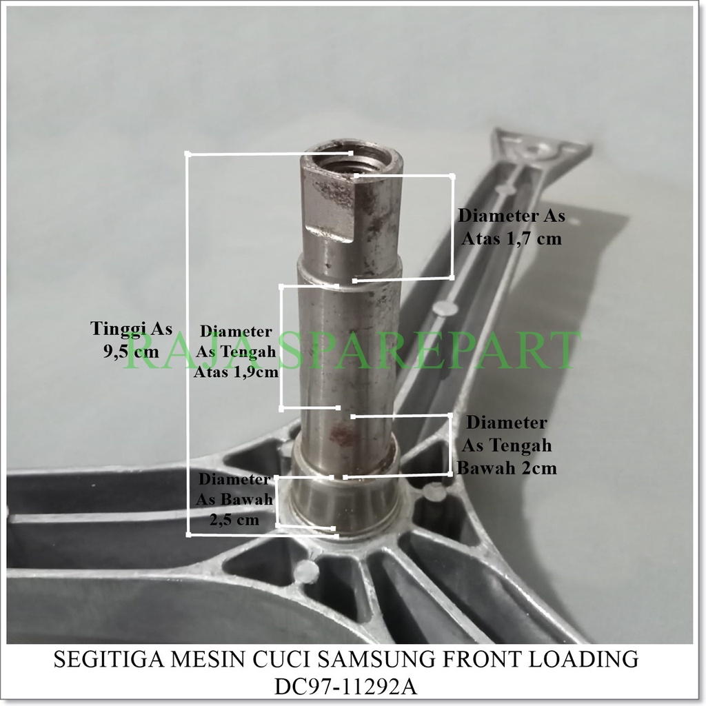 Segitiga Tabung Mesin Cuci SAMSUNG Front Loading DC97-11292A