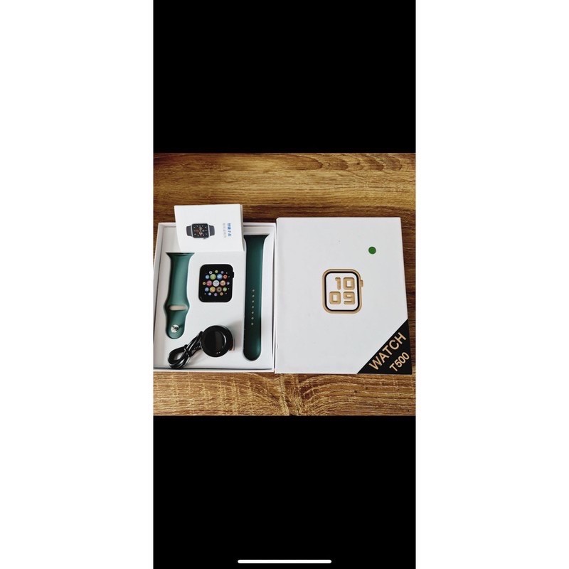 Smartwatch T500 Smartwatch T500 SWT500 COD-Hijau muda