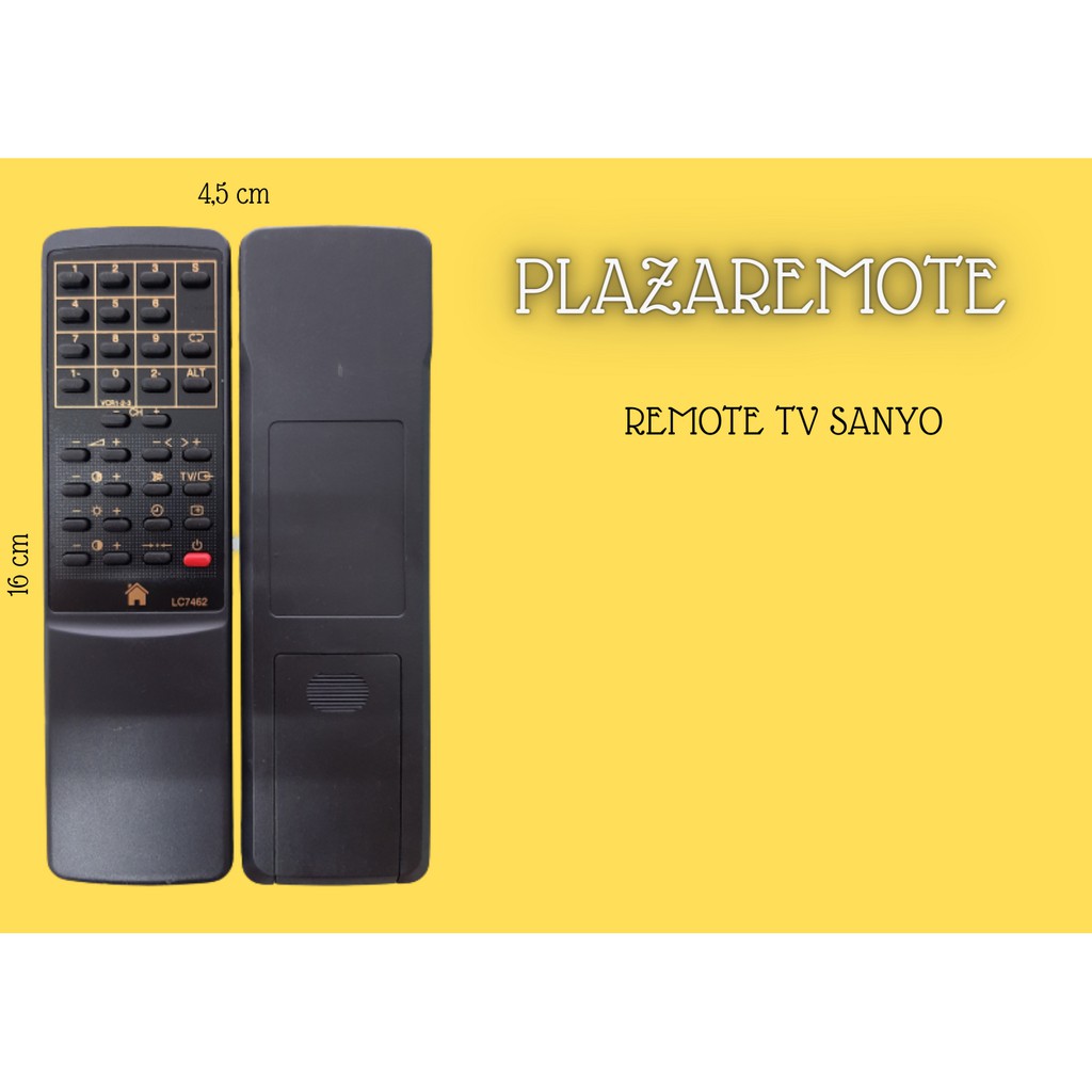 Remote SANYO tv tabung tipe 7462