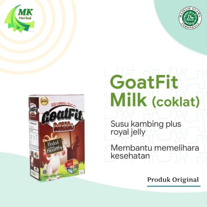 

Goatfit Milk Susu Kambing Etawa Coklat