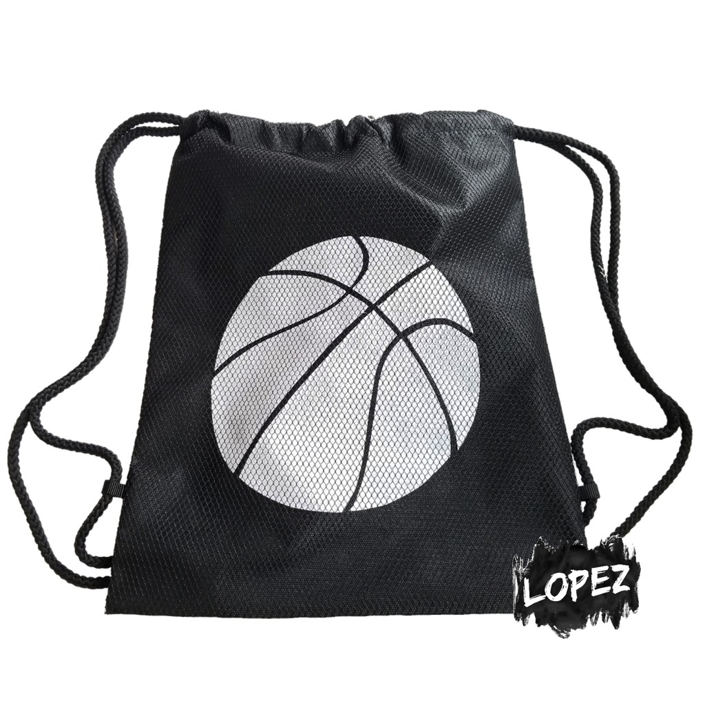 Tas Jaring Bola Basket / Tas Serut Basketball / String Bag Sports NBA Bakset Ball Sport Lopez
