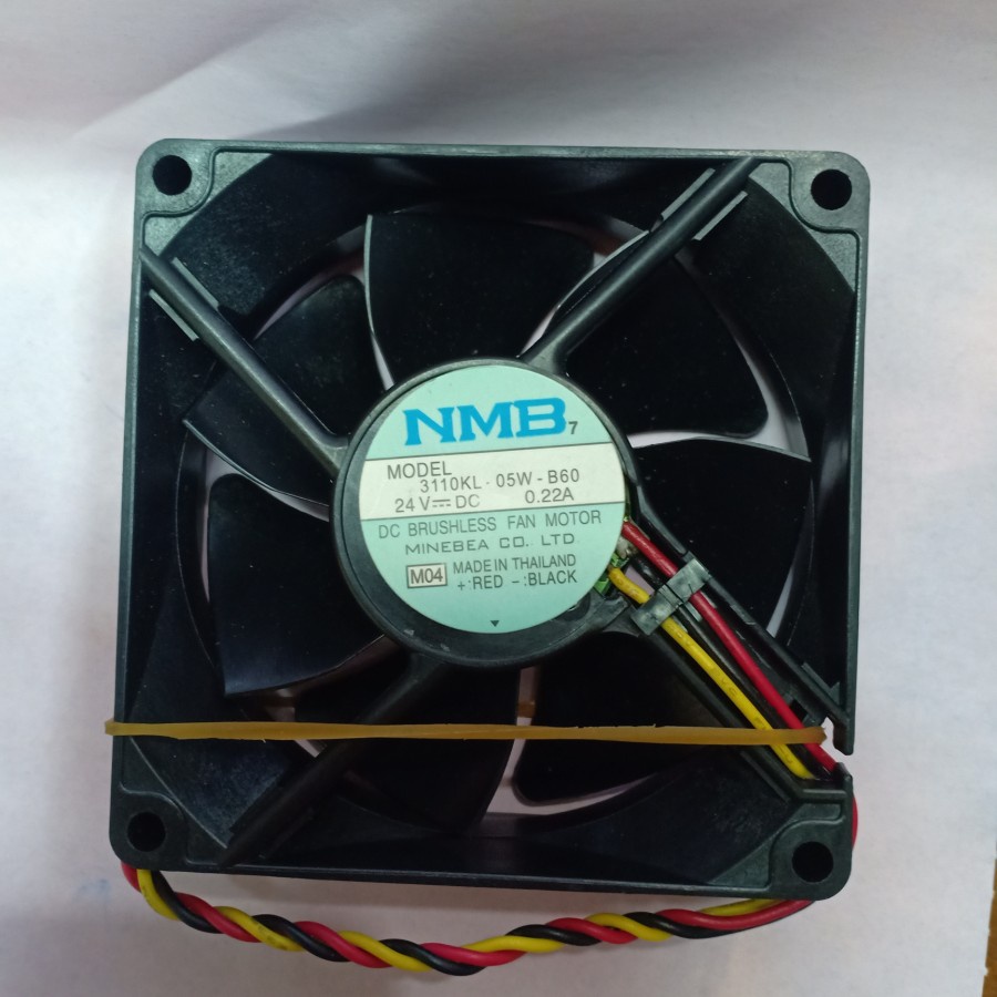 Ducted fan/ac cooling 3"inc kotak 8x8x2cm/24vdc nmb 3110KL