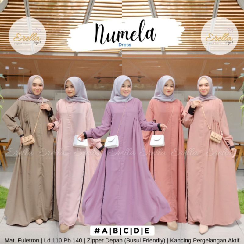 Numella dress/gamis/Maxi by erella