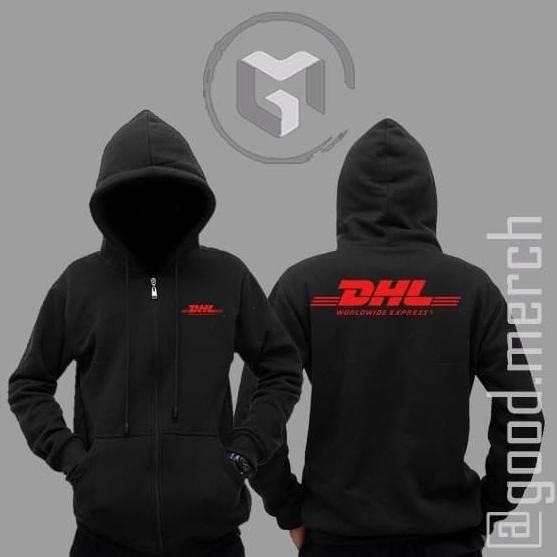 Jaket Hoodie Sweater Dhl Worldwide Express Sweatshirt Zipper