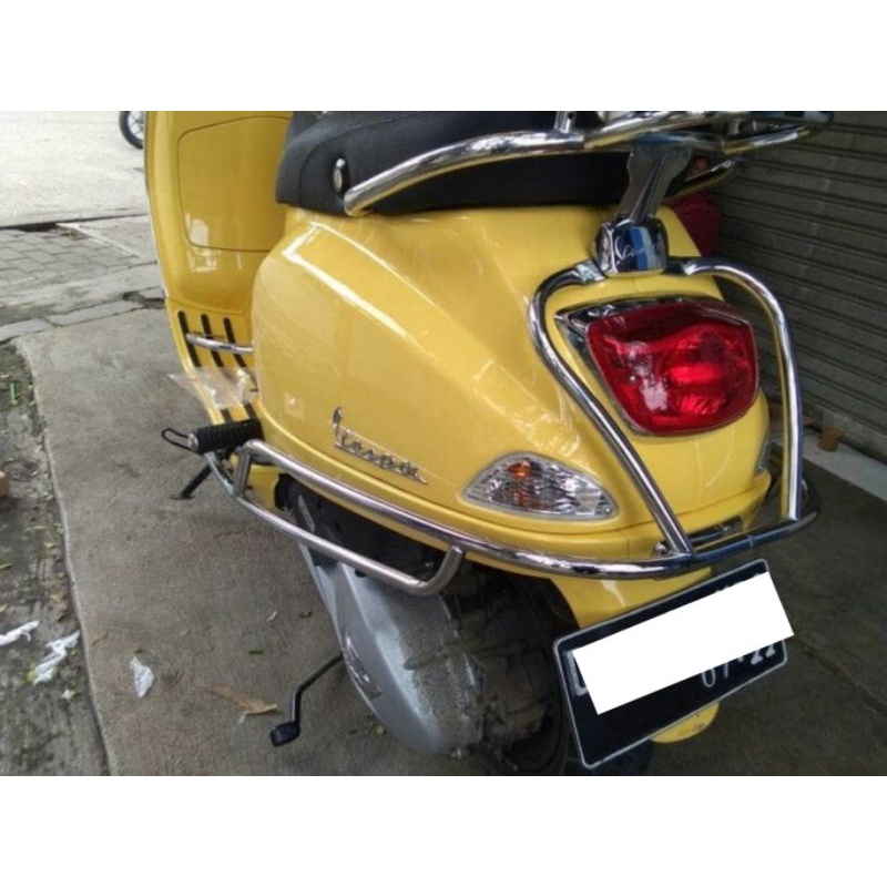 Jual Crash bar Vespa LX dan S / aksesoris vespa matic Shopee Indonesia