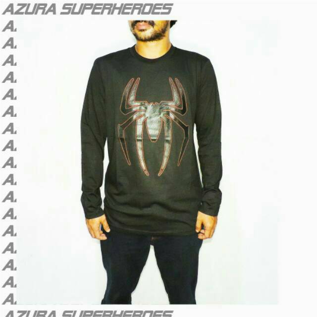 Kaos Superhero Spiderman Lengan Panjang