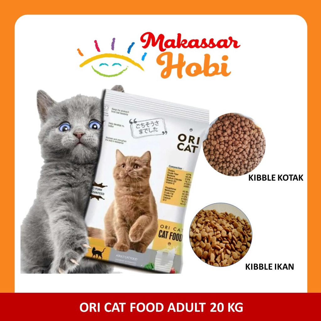 Makanan Kucing ORI CAT Oricat Food Karungan 20kg 20 kg