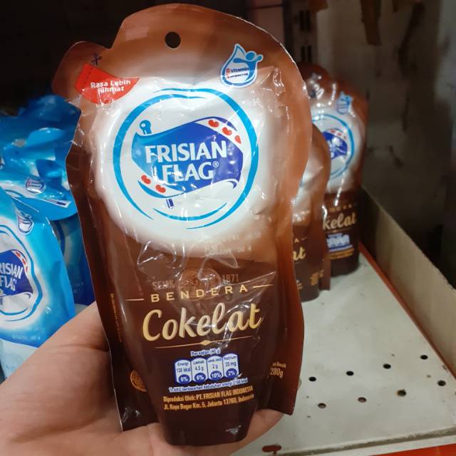 

Frisian Flag Kental Manis Cokelat Pouch 200gr