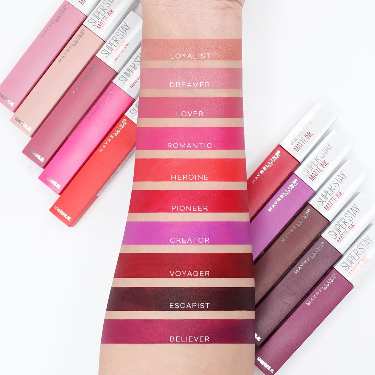 Maybelline Superstay Matte Ink [ ED 2025 - 2026  ] Lip Cream Transferproof | Spiced 65 Red 285 220 Blushed 225 Birthday Edition 350 Ready 210 SSMI 205 ✰ ascocobeauty ✰