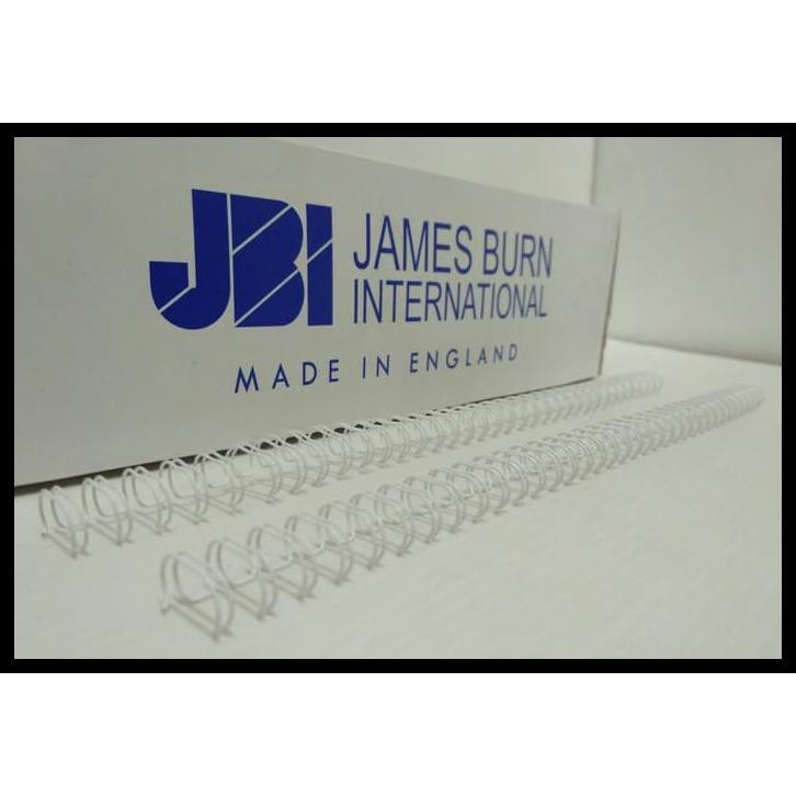 

JBI Spiral Kawat A4 3:1 No. 6 (3/8") - Putih (Box Isi 100 Batang)