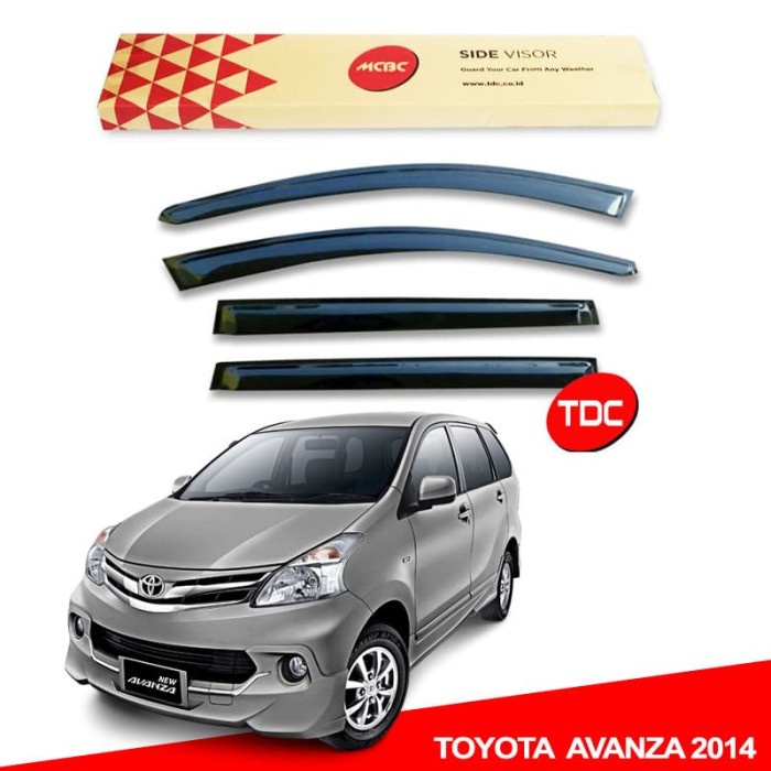 TOYOTA AVANZA 2014 SLIM TALANG AIR MCBC (SIDE VISOR ) VARIASI MOBIL