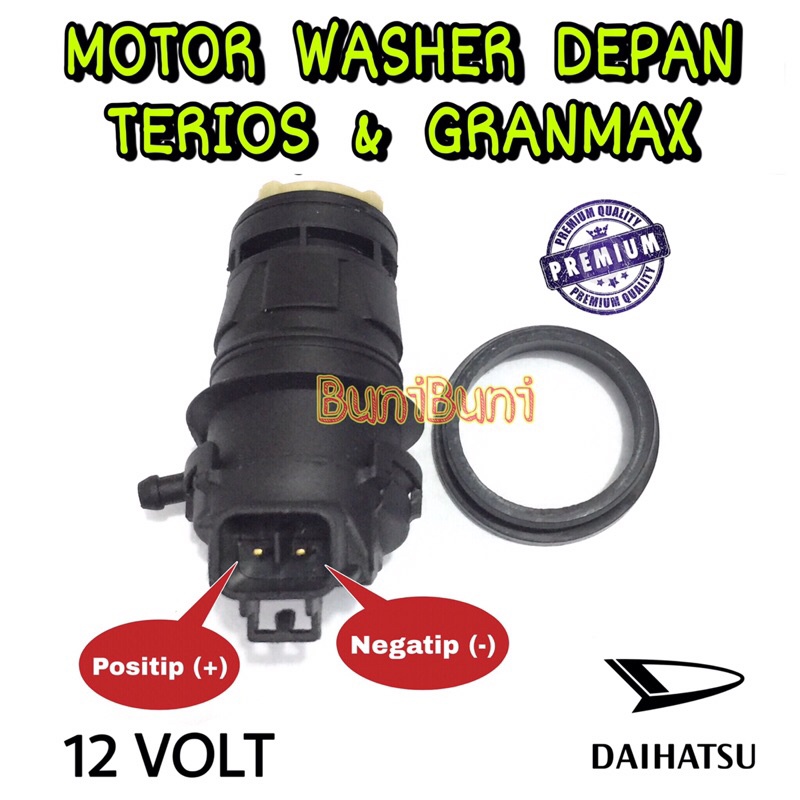 Motor Washer / Dinamo Semprotan Air Wiper Mobil TERIOS &amp; GRANMAX / GRAN MAX Depan &amp; Belakang High Quality