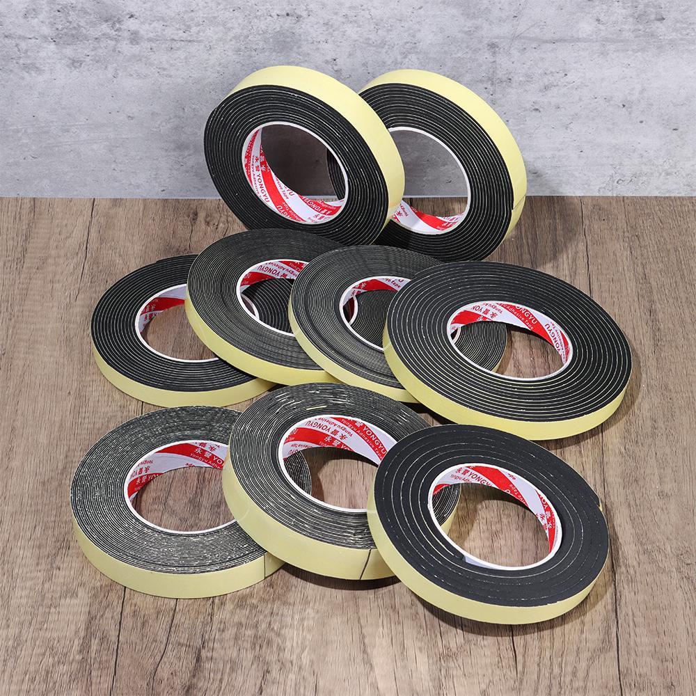 Preva 1pcs Seal Strip Perangkat Keras Kamar Mandi Jendela Pintu Insulasi Suara Weather Stripping Rubber Strip Tape