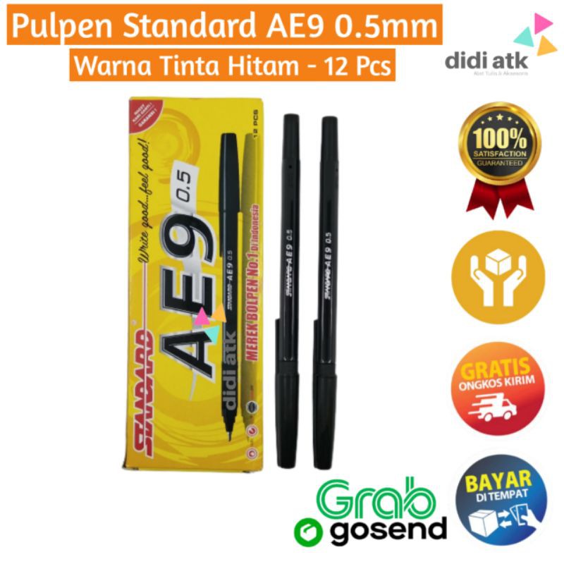 

Pulpen Standard AE9 0.5mm 12 Pcs
