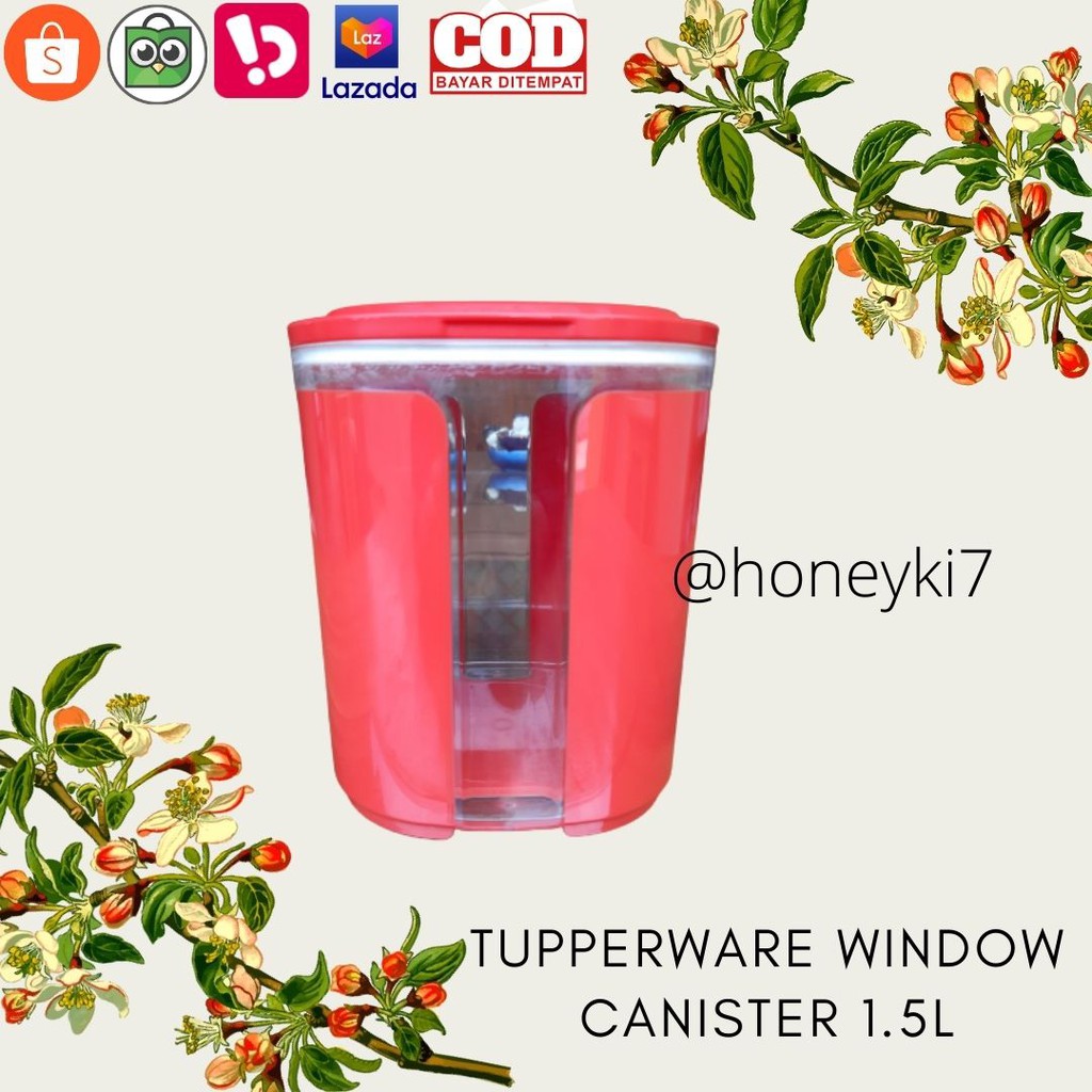 Tupperware Window Canister 1.5L