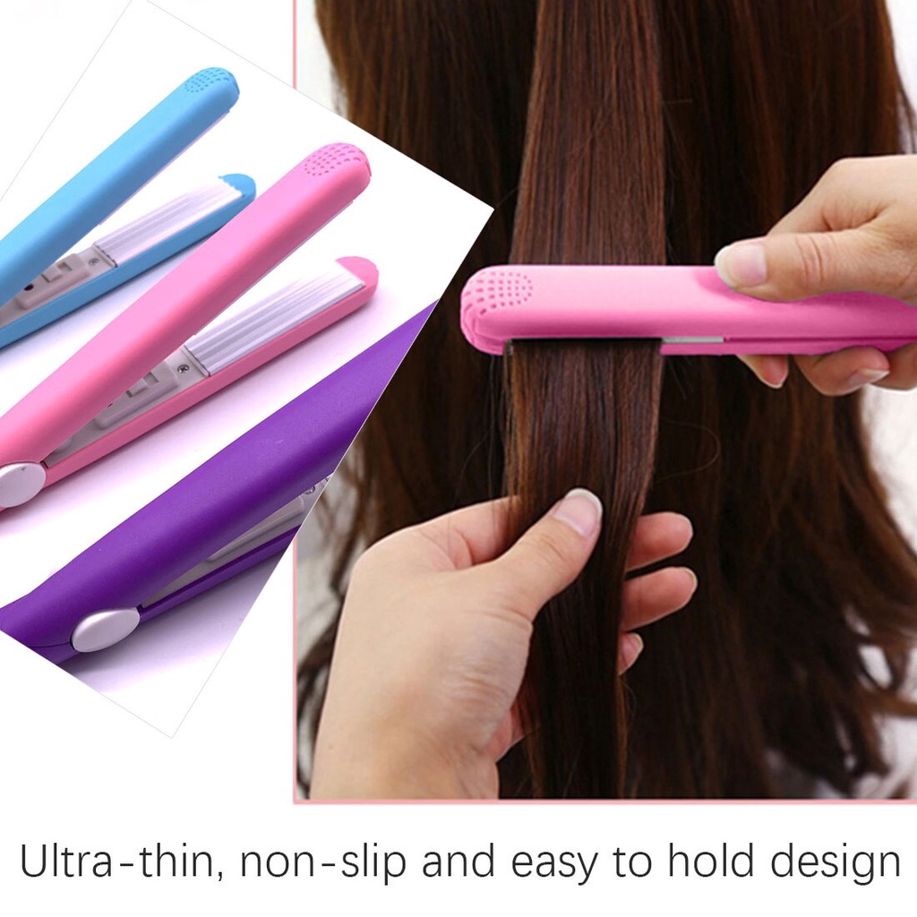 Catokan Rambut Mini 2 in 1 Catok Curly Wave dan Keriting Catok Mini Portable GU