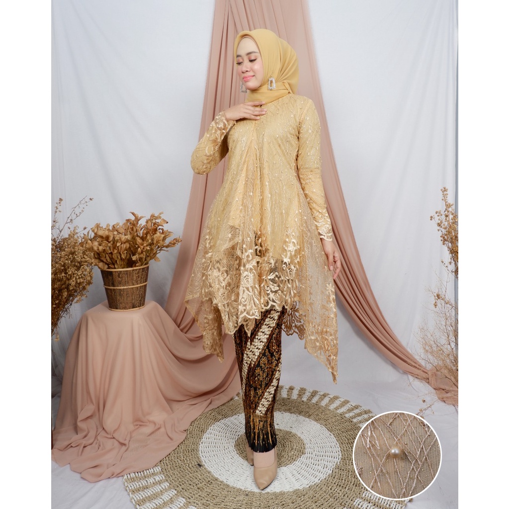 (COD) - SETELAN KEBAYA MODERN - SET TUNIK TILLE BUSUI MODERN - BAJU KEBAYA MODERN - KEBAYA WISUDA - ATASAN KEBAYA BRUKAT - BAJU KEBAYA BRUKAT - KEBAYA BROKAT - KEBAYA TILLE - KEBAYA WISUDA - TUNIK TILLE BUSUI- KEBAYA TUNIK JUBRAY-KEBAYA MODERN BY KIRANAOL-4