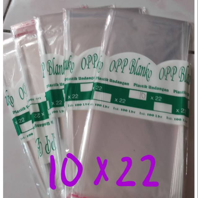 

Plastik und opp 10 x 22